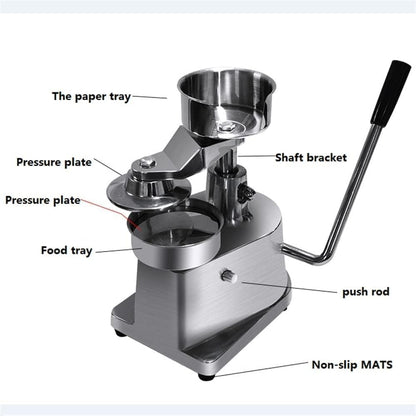 Commercial Hamburger Press Patty Maker, Home Large Manual Burger Forming - Image 6