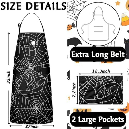Apron for Women Men with Pockets, Adjustable Oxford Fabric Chef Aprons for - Image 3