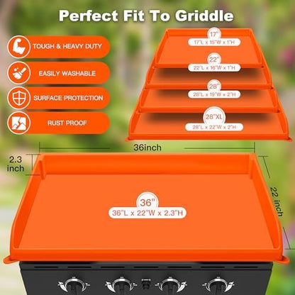 NancyL 36 Inch Silicone Griddle Cover - Image 2