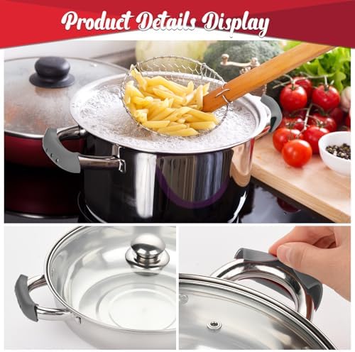 10Pcs Cast Iron Handle Cover, Silicone Pot Holders - Image 5