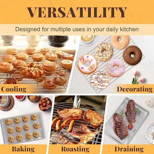 3 Tier Stackable Cooling Racks for Cooking and Baking - Image 6
