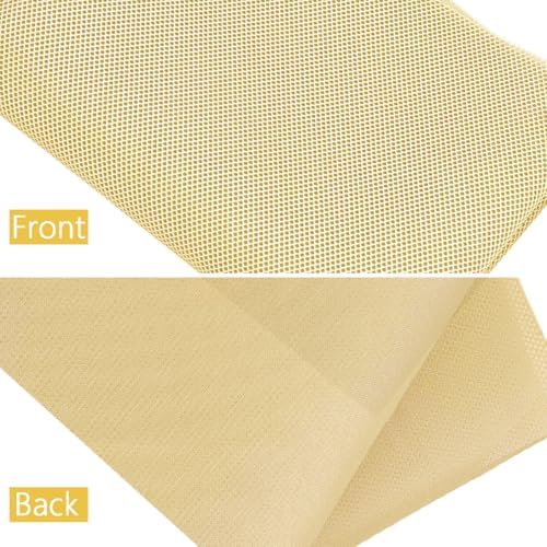 Speaker Grille Cloth Stereo Mesh Fabric Yellow, 55x40 in - Image 2