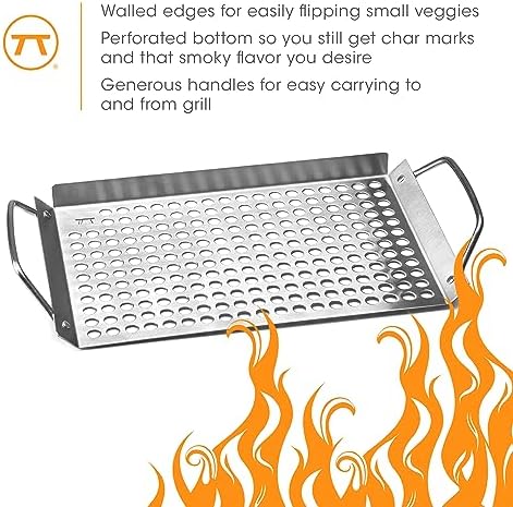 Outset 76631 Stainless Steel Grill Topper Grid - Image 6