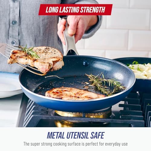 Blue Diamond 10" Diamond Infused Ceramic Nonstick Frying Pan Skillet - Image 5
