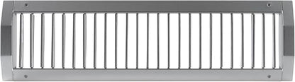 Repa Market 21" x 5" Inch Air Grille for Round Spiral Ducts - Adjustable Single Louvre Blade - Galvanized Ventilation Cover - Side Fit Round Surface Canal Ducting from 9.84" to 35.43" Inches