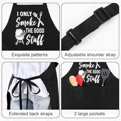 Funny Aprons for Men, Professional Kitchen Cooking Aprons - Image 4
