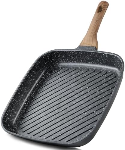 CAROTE 11 Inch Nonstick Grill Pan by CAROTE