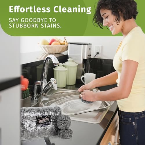 VELORA Stainless Steel Cleaner Scouring Pads - Image 6