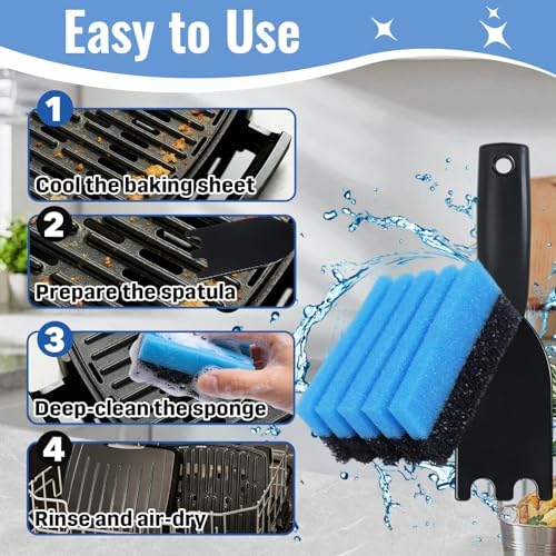 8 Pcs Sponge + 2 Scraper Kit 12207, Compatible - Image 6
