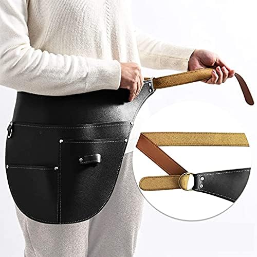 Tool apron, Mulitfunctional Imitation Leather Garden Tools Belt Adjustable - Image 4