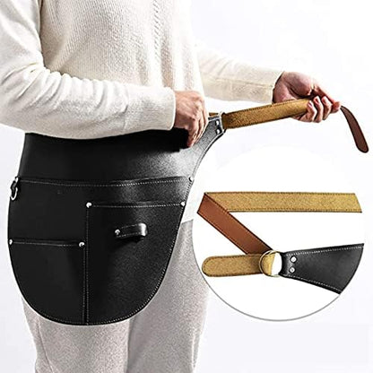 Tool apron, Mulitfunctional Imitation Leather Garden Tools Belt Adjustable - Image 4
