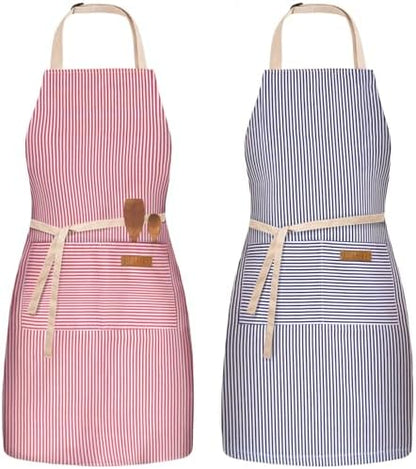 BeLuyi 2 Pack Adjustable Bib Apron by BELUYI