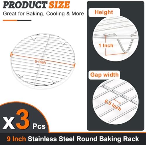 P&P CHEF Round Cooking Rack, Cooling Rack - Image 2