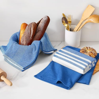 Homaxy Cotton 380 GSM Premium Kitchen Towels, 3 Pack - Image 6