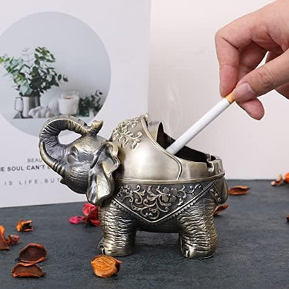 Elephant Outdoor Ashtray Metal Ashtray - Image 6
