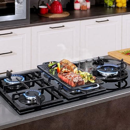 GasSaf 20x9 Heavy Cast Iron Griddle - Image 6
