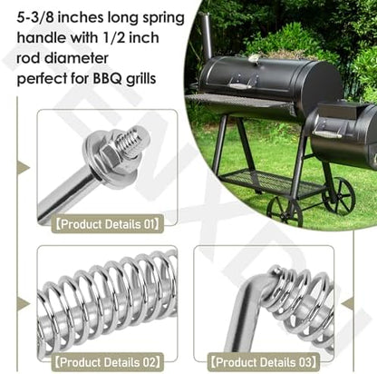 5-3/8" Spring Handle with 1/2" Seet Rod - Image 3