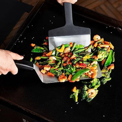Outset Griddle Scraper and Cleaner, Stainless Steel Griddle Cleaner - Image 4