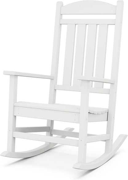 POLYWOOD Presidential Rocking Chair in White by POLYWOOD