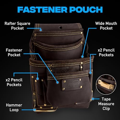 OX Framing Leather Tool Belt + Suspenders - Image 6