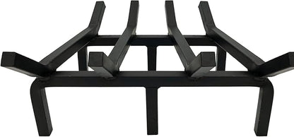 SteelFreak Super Heavy Duty Steel Fireplace Grate - Made in The USA (18 Inch)