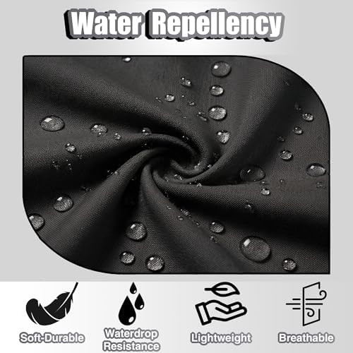 TOSHE Waist Apron 3 Pockets Waterdrop Resistant Cotton Server - Image 5