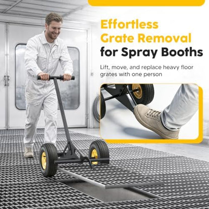 Heavy Duty Grate Lifter Trolley - Image 4