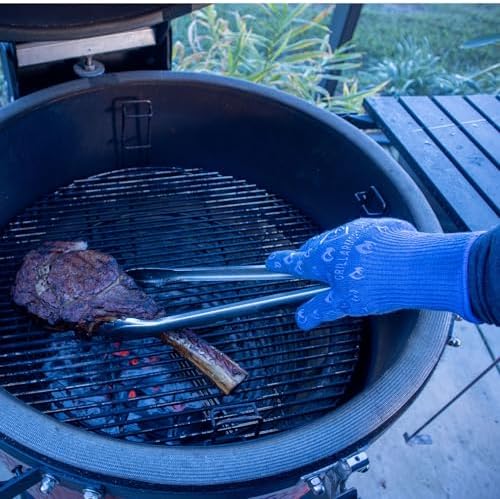 Grill Armor Oven Gloves with Fingers – Extra Long Cuff, 932°F Heat, Fire & Cut - Image 3
