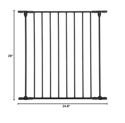 Bonnlo Tall Gate One-Panel Extension, Black