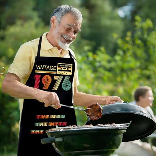 Funny Aprons for Men Birthday Gifts for Men Dad Grilling BBQ - Image 3