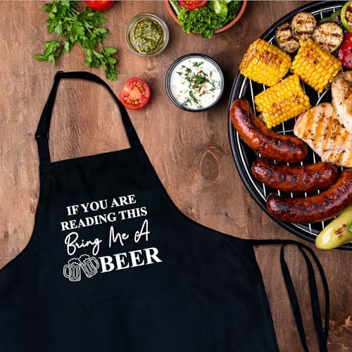 Funny Aprons For Men, Father's Fathers Day Kitchen Gifts For Dad Father Daddy - Image 4