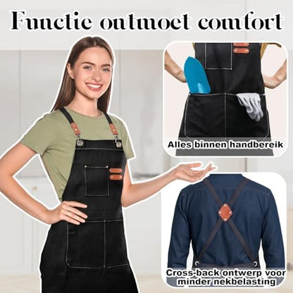 Chef Cotton Canvas Apron for Men Women - Image 6