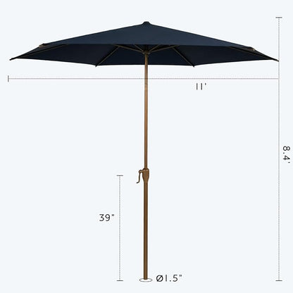 Abba Patio 9FT Outdoor Patio Umbrella Outdoor Table Umbrella - Image 3