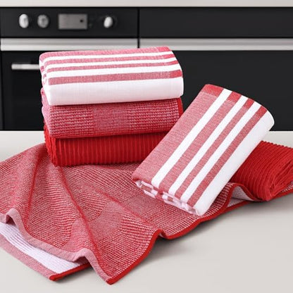Homaxy Cotton 380 GSM Premium Kitchen Towels, 12 Pack - Image 5