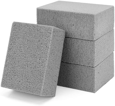 4 Pack Grill Cleaning Bricks Pumice Stone Cleaner Blocks by Hatoku
