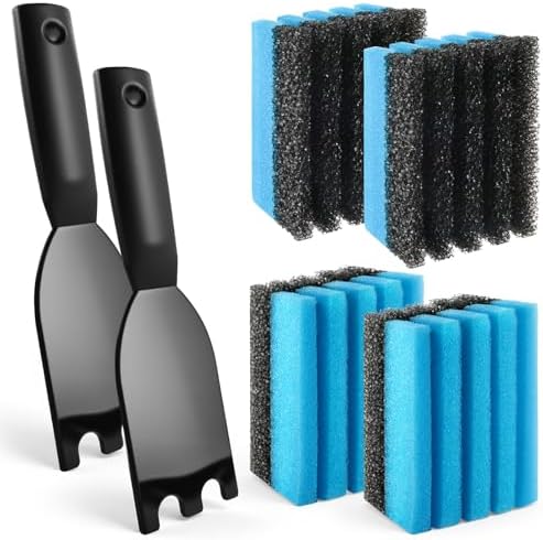4pack Cleaning Sponges 12207 & 2pack Grill Scraper by Unknown