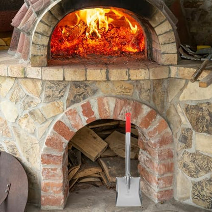 Fireplace Shovel and Ash Scoop 53cm Stainless Steel - Image 7