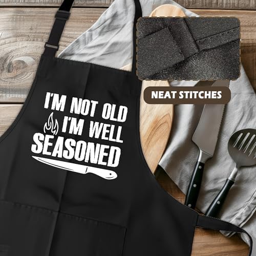 Funny Aprons for Woman Men, Cotton Aprons - Image 4