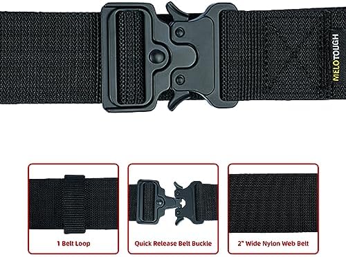 MELOTOUGH 2" Nylon Web Work Tool Belt - Image 3