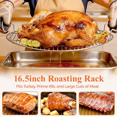 DePango 16.5inch Oval Roasting Rack - Image 5