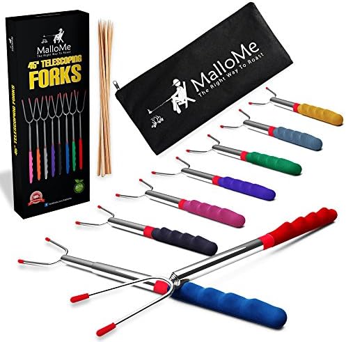 MalloMe Smores Sticks for Fire Pit Extra Long by MalloMe
