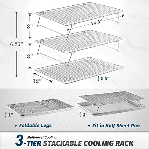 HIWARE Oven-Salf Collapsible Cooling Rack - Image 2