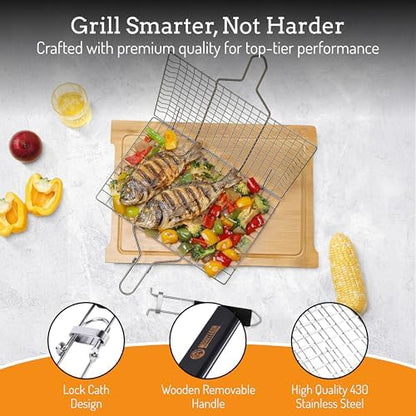 Mountain Grillers BBQ Grill Basket - Image 2