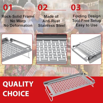 DELSbbq Universal Griddle Warming Rack - Image 3