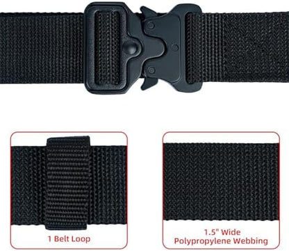 MELOTOUGH Quick Release Tool Belt 1.5 Inch Web Work Tool Belt - Image 3