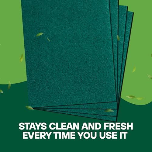 SCRUBIT Scouring Pad Roll - 19 FT Green scrubbing Pads Roll - Non Scratch Dish - Image 7
