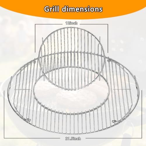 Grill Grate Replacement for Weber 8835, Compatible - Image 2