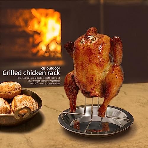 Chicken Roaster Rack, Stainless Steel Beer Can Chicken Holder - Image 3