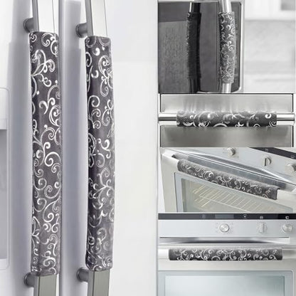 Volecy Refrigerator Handle Covers, Washable Velvet Appliance Door Handle Covers by VOLECY