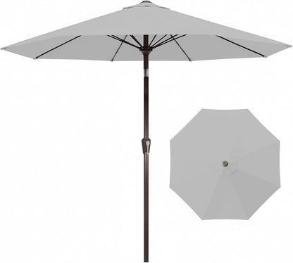 9FT Auto-Tilt Patio Umbrella|Outdoor Market Table Umbrella by YourPerfectOutdoorEscape